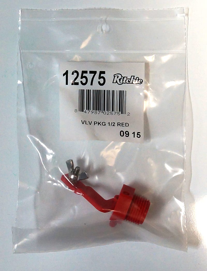 Departments Waterer Valve RED Ritchie 12575